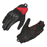 KORDA Triad motorcycle riding gloves with knuckle protection and Superfabric palm guard