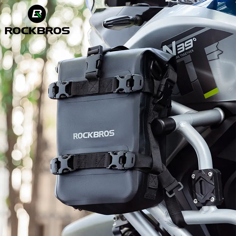 MOTO VANGUARD RockBro 5L 100% Waterproof PVC Motorcycle Side Bag
