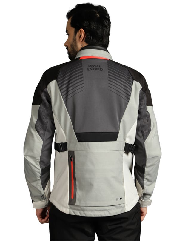 Royal Enfield Sahara Air Class AA Riding Jacket Grey | CE Level 2 Armour