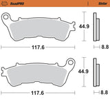 Moto-Master RoadPRO Sinter Brake Pads Honda CBR 600F ABS 2011-2013 Front 406501 Rear 403102 TÜV Approved High Performance Motorcycle Brake Pads