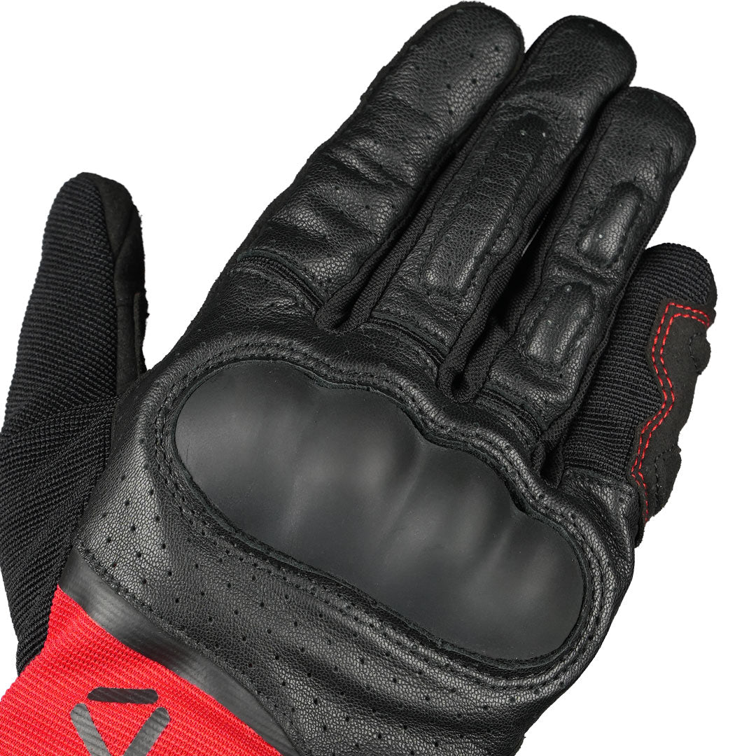 KORDA Triad motorcycle riding gloves with knuckle protection and Superfabric palm guard