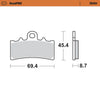 Moto-Master RoadPRO Sinter Brake Pads KTM Duke 200 2019 Onwards Front 407601 Rear 403402 TÜV Approved High Performance Street Motorcycle Brake Pads
