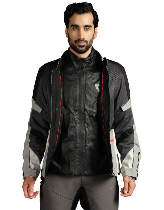 Royal Enfield Sahara Air Class AA Grey Riding Jacket