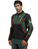 Royal Enfield Adventurer XT Waterproof Riding Jacket in Blue, Olive and Black