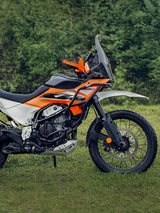 Legundary Custom KTM ADV 390 2025 Raptor crash guard black mild steel engine protection guard