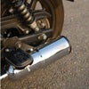Bycology Rhino Racing Grenade V4 chrome stainless steel exhaust for Royal Enfield Super Meteor 650