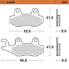 Moto-Master RoadPRO Sinter Brake Pads Triumph Tiger Explorer 1200 ABS 2018-2021 Front 408001 Rear 410501 TÜV Approved High Performance Adventure Motorcycle Brake Pads