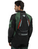 Royal Enfield Adventurer XT Waterproof Riding Jacket in Blue, Olive and Black