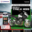 CRANK1 Sintered Front Brake Pads CB706 for Benelli TNT 1130 2005-2014 Motorcycle Brake Pads
