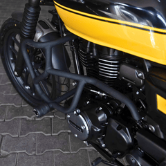 Hyperrider Type 3 Crash Guard with CNC Delrin Slider for Honda Hness CB350 and CB350RS