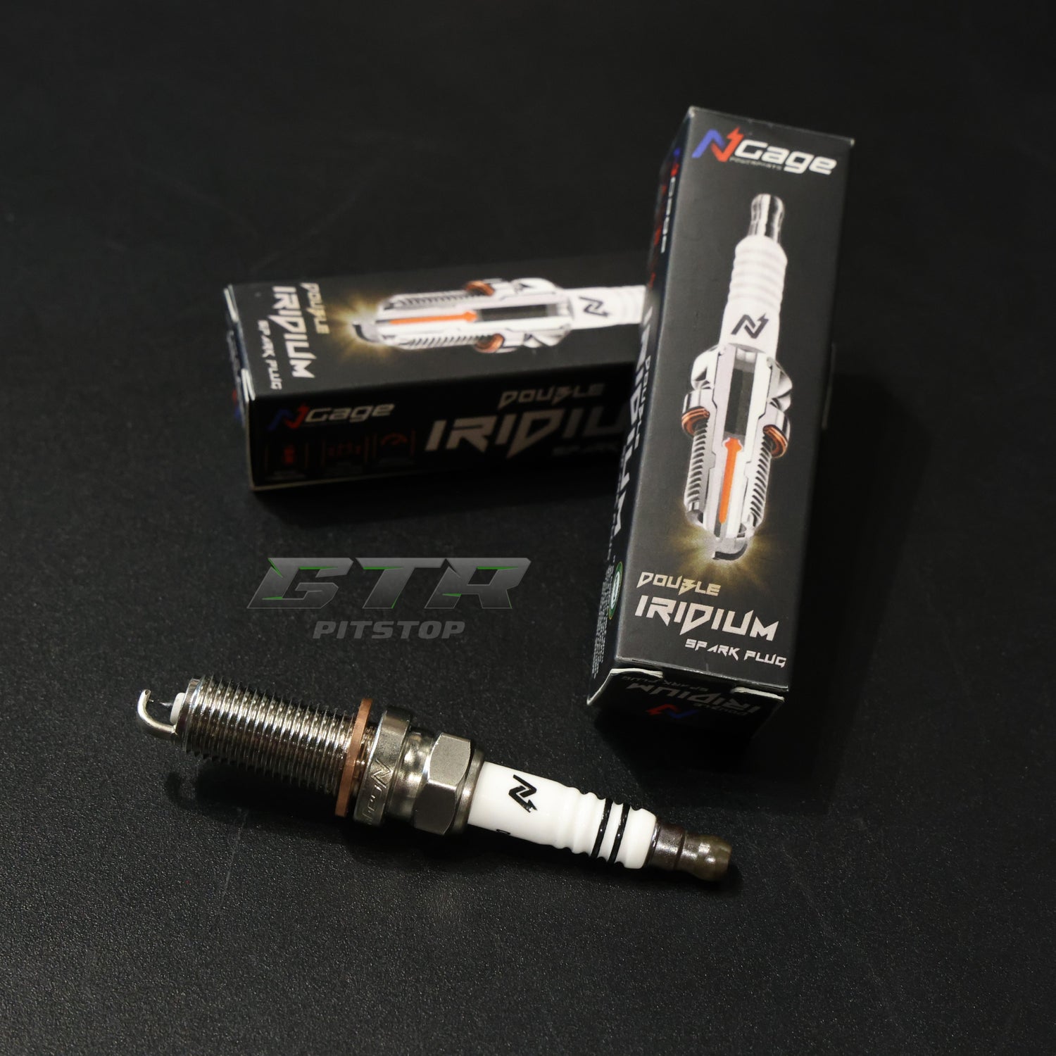 NGage Powerparts B8RII Double Iridium Spark Plug for Harley Davidson Street 750 and Street Rod 750