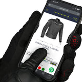 KORDA Triad motorcycle riding gloves with knuckle protection and Superfabric palm guard