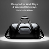 Vantora ALLURE 45L Water-Resistant Duffle Bag for Travel and Weekend Trips with Dedicated Suit Compartment