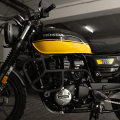 Hyperrider Type 3 Crash Guard with CNC Delrin Slider for Honda Hness CB350 and CB350RS