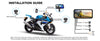 LBC Moto S3P Lite 6.25 inch motorcycle display with Apple CarPlay Android Auto 2K IPS screen handlebar remote waterproof