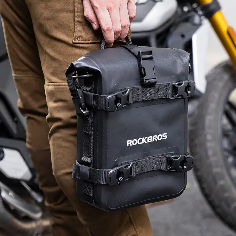 MOTO VANGUARD RockBro 5L 100% Waterproof PVC Motorcycle Side Bag