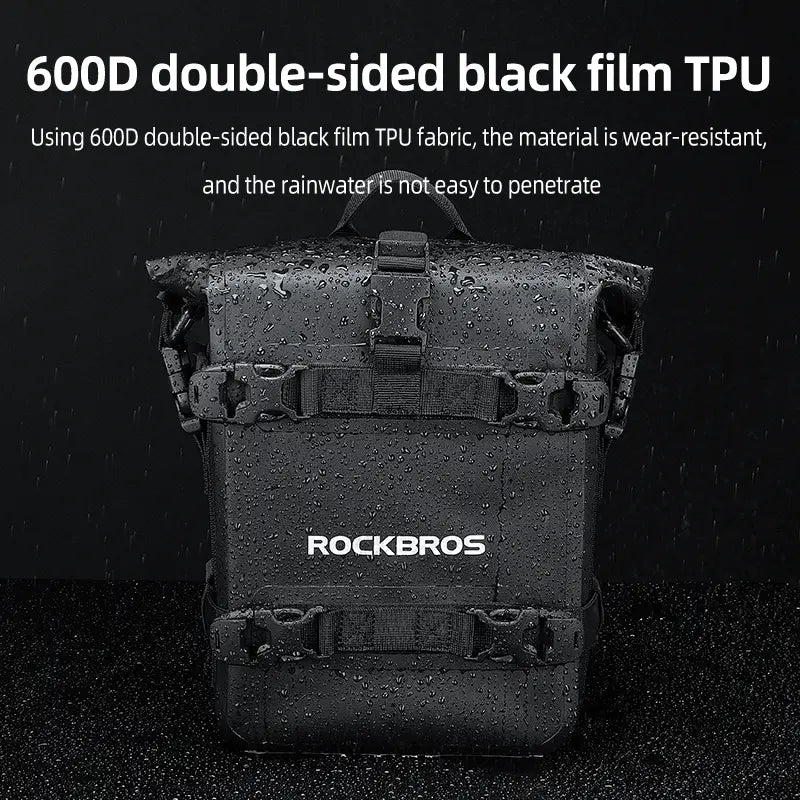 MOTO VANGUARD RockBro 5L 100% Waterproof PVC Motorcycle Side Bag