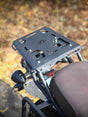 Legundary Custom Hness CB350 Huckitta carrier plate mild steel black rear luggage rack touring accessory