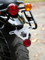 Legundary Custom Blitz tail tidy for Royal Enfield Hunter 350 black mild steel rear fender cleaner