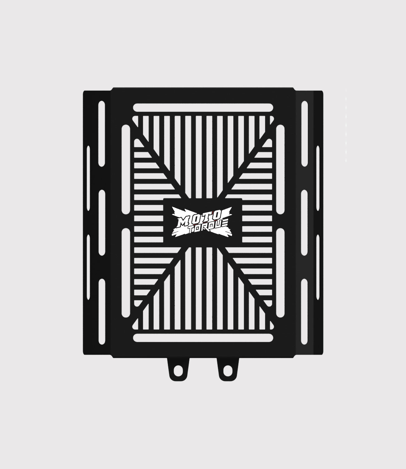 Moto Torque black radiator guard for Royal Enfield Interceptor 650 and Continental GT 650