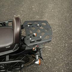 Moto Torque heavy duty back carrier for Royal Enfield Meteor 350 touring luggage support accessory