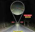 Maddog Delta Auxiliary LED Lights 6400 Lumens for Motorcycle with 250m Beam and IP67 Waterproof Design