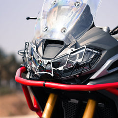 Moto Torque Spider Head Light Grill for TVS Apache RTX 300