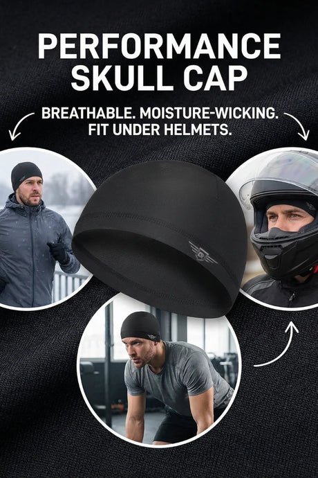 Lone Ranger Koolz Cooling Skull Cap Helmet Liner for Riders