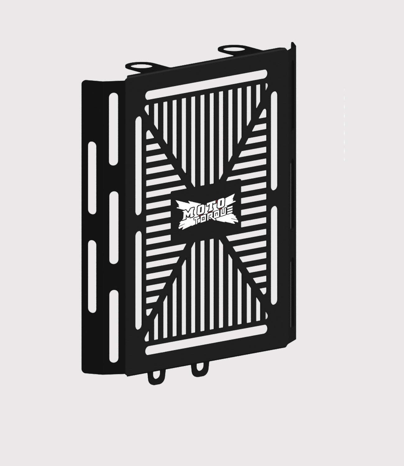 Moto Torque black radiator guard for Royal Enfield Interceptor 650 and Continental GT 650
