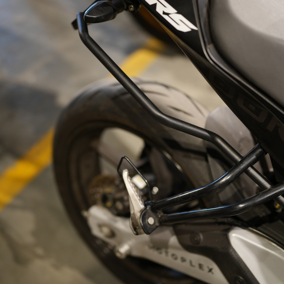Hyperrider Saddle Stay for Aprilia RS 457 rear seat and luggage rack mounting bracket