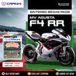 CRANK1 CB744 Front Sintered Brake Pads for MV Agusta F4 RR Superbikes - 2 Sets