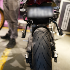 Hyperrider Saddle Stay for Aprilia RS 457 rear seat and luggage rack mounting bracket