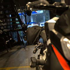 Hyperrider Saddle Stay for Aprilia RS 457 rear seat and luggage rack mounting bracket