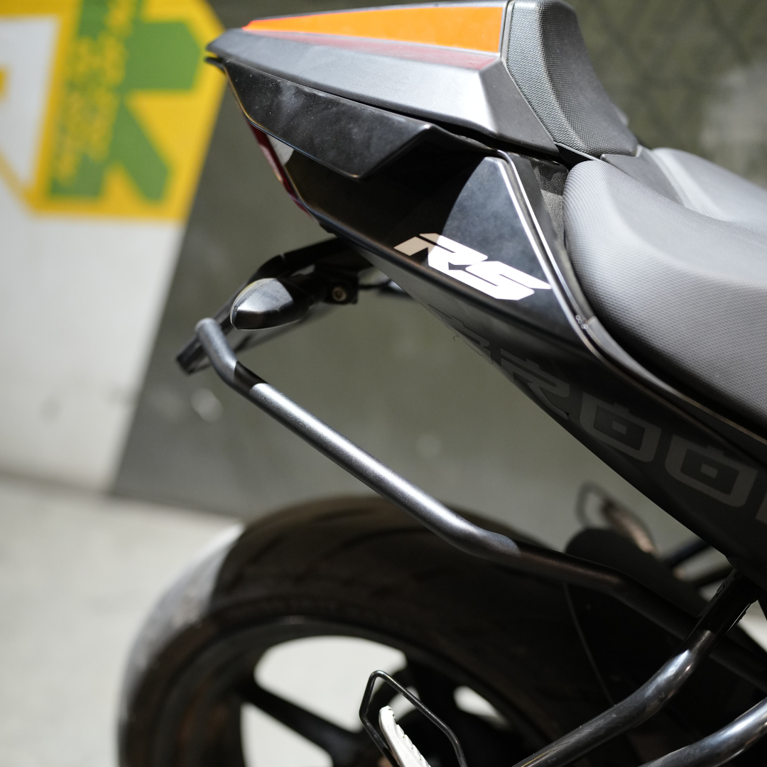 Hyperrider Saddle Stay for Aprilia RS 457 rear seat and luggage rack mounting bracket