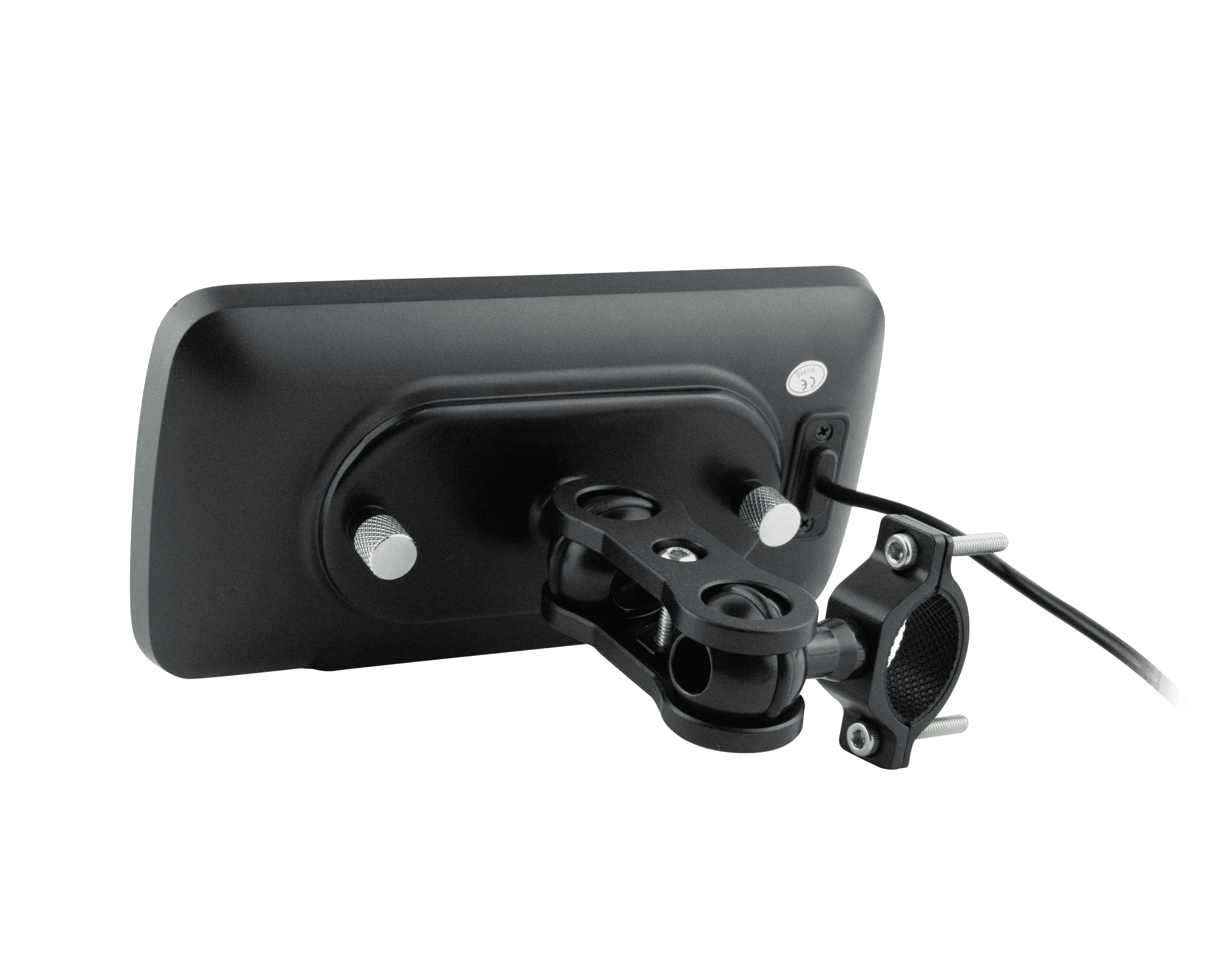 Sash Gears S7 Smart Riding Display with 6.25 inch touchscreen, wireless Apple CarPlay, Android Auto, dual 1080P cameras, GPS speed display and TPMS