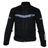BBG Marshal motorcycle riding jacket with CE Level 2 armour in Black, Neon and Red