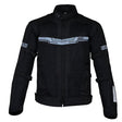 BBG Marshal motorcycle riding jacket with CE Level 2 armour in Black, Neon and Red