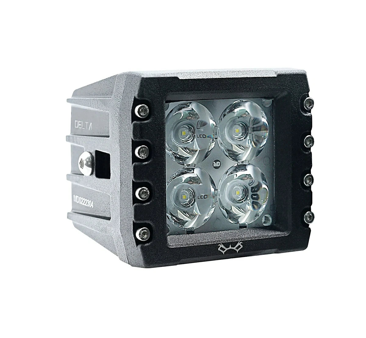 Maddog Delta Auxiliary LED Lights 6400 Lumens for Motorcycle with 250m Beam and IP67 Waterproof Design