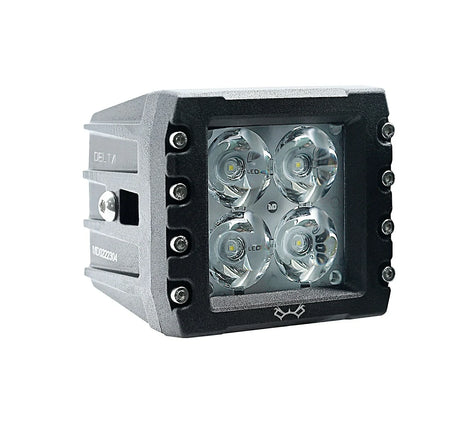 Maddog Delta Auxiliary LED Lights 6400 Lumens for Motorcycle with 250m Beam and IP67 Waterproof Design