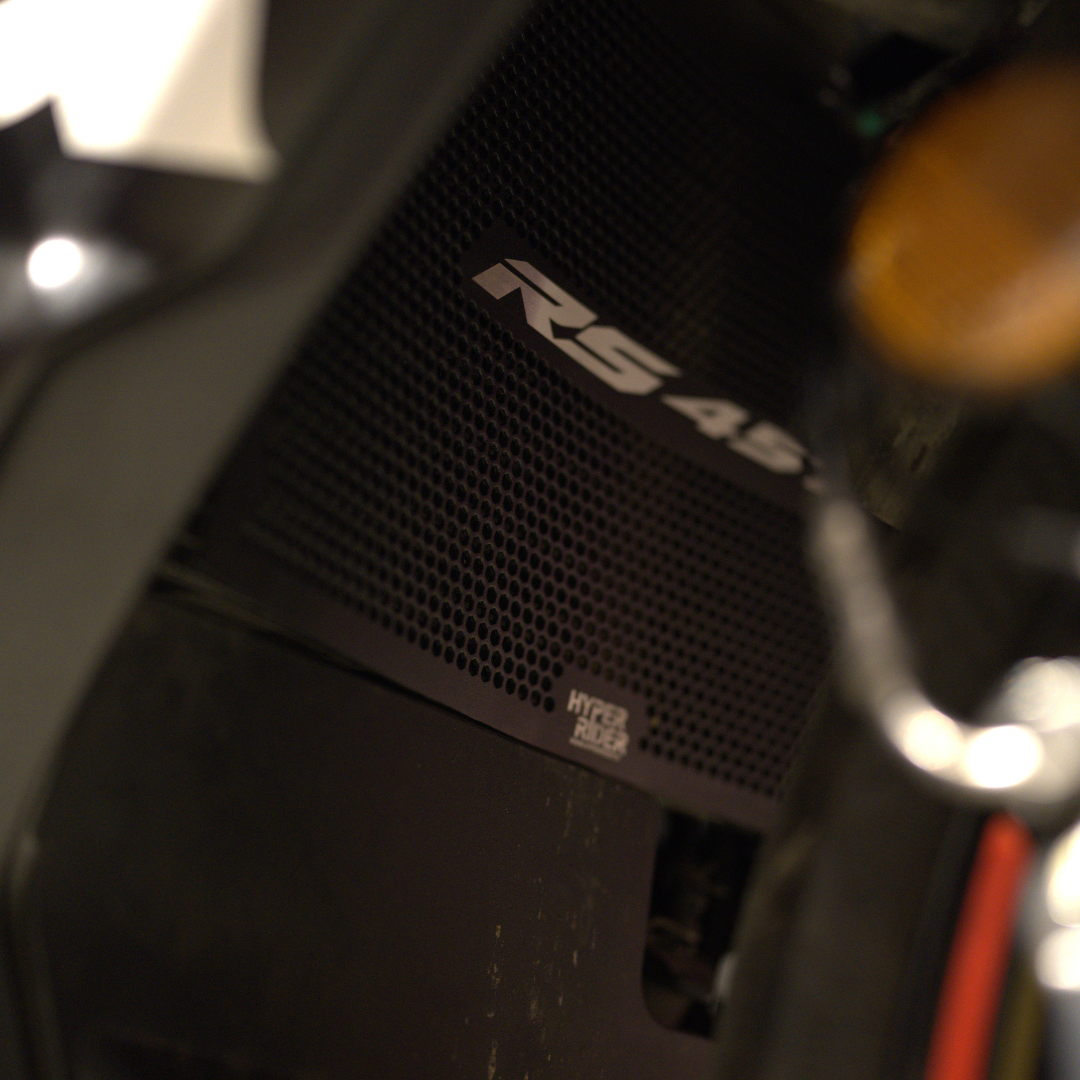 Hyperrider Radiator Guard for Aprilia RS 457 premium radiator protection and airflow