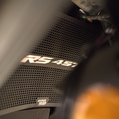 Hyperrider Radiator Guard for Aprilia RS 457 premium radiator protection and airflow