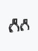 Legundary Custom Himalayan Fog Light Mount Black Mild Steel Royal Enfield Auxiliary Light Bracket