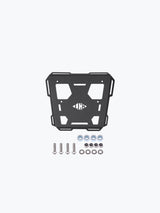 Legundary Custom Hness CB350 Huckitta carrier plate mild steel black rear luggage rack touring accessory