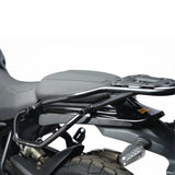 Auto Engina Saddle Stay installed on Royal Enfield Himalayan 450 for soft side luggage support