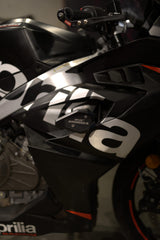 Hyperrider Frame Slider for Aprilia RS 457 motorcycle crash and frame protection