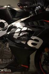 Hyperrider Frame Slider for Aprilia RS 457 motorcycle crash and frame protection