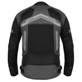 BBG Marshal motorcycle riding jacket with CE Level 2 armour in Black, Neon and Red