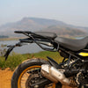Auto Engina Saddle Stay installed on Royal Enfield Himalayan 450 for soft side luggage support