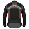 BBG Marshal motorcycle riding jacket with CE Level 2 armour in Black, Neon and Red