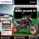 CRANK1 CB744 Front Sintered Brake Pads for KTM 890 Duke R (2023 Onwards) - 2 Sets